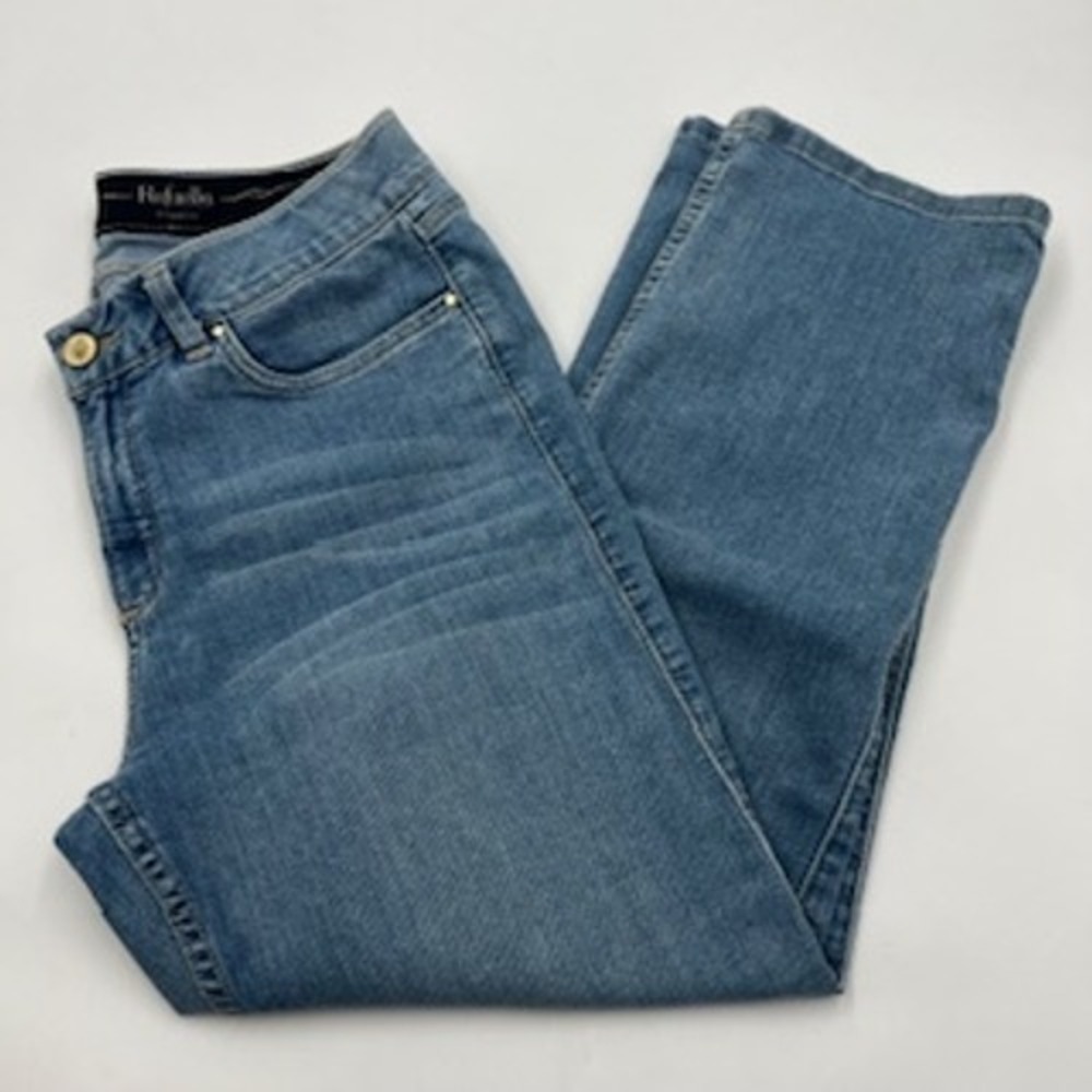 Rafaella Weekend Womens Medium Wash Straight Leg Denim Jeans Blue Size 12